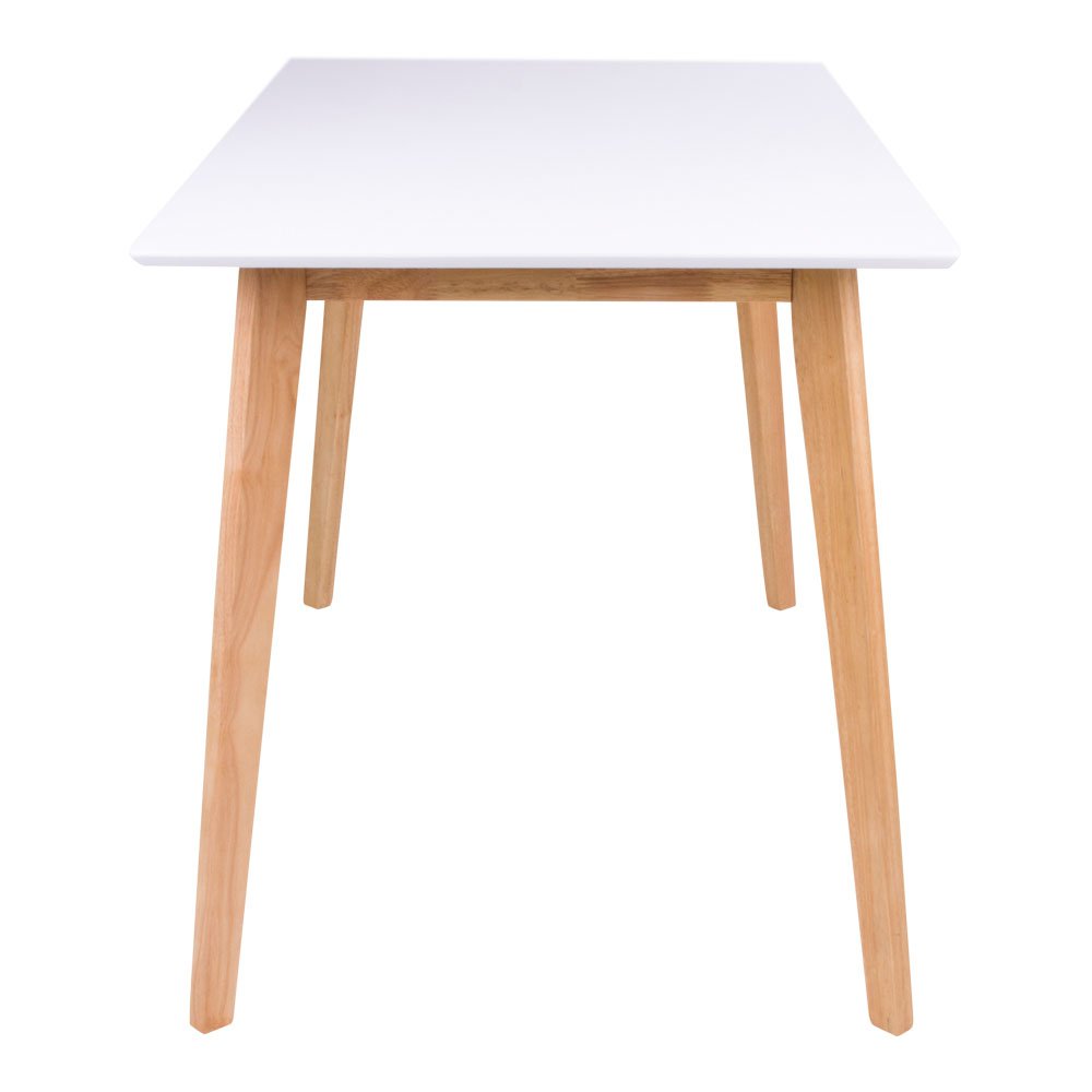 House Nordic - Vojens Dining Table - Eettafel in wit en naturel 120x70xh75 cm