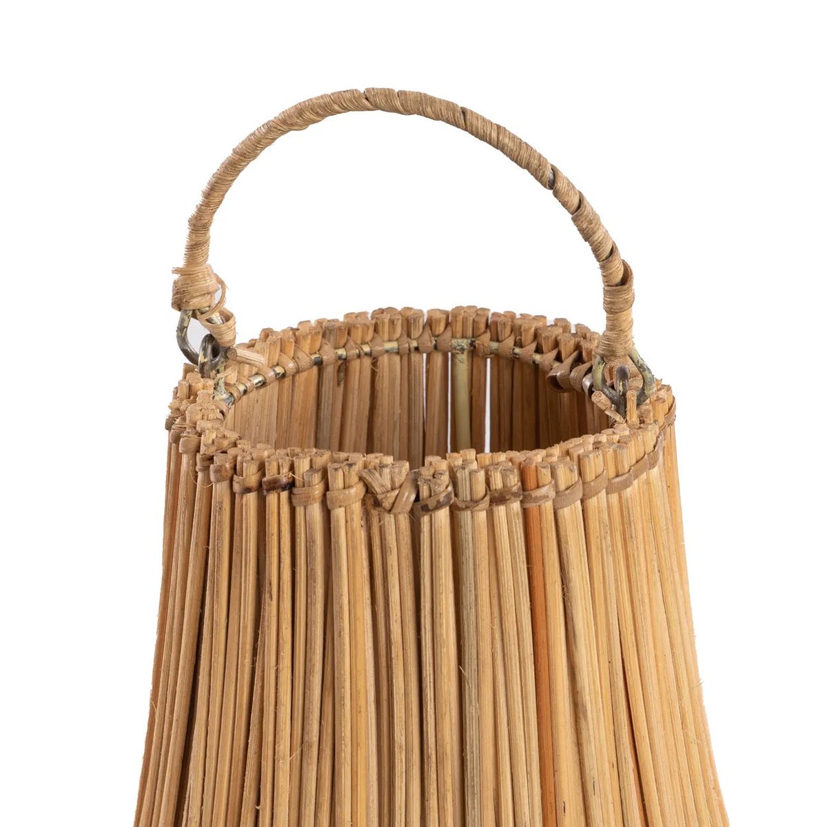 Bazar Bizar - Lampadaire et suspension 'Shala' (Naturel, XL)