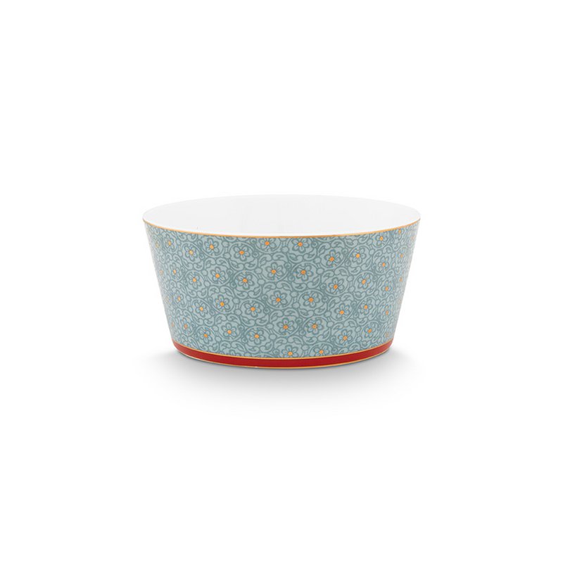 Pip Studio - Giftset Bowls Oriental Flower Festival Blue 12cm