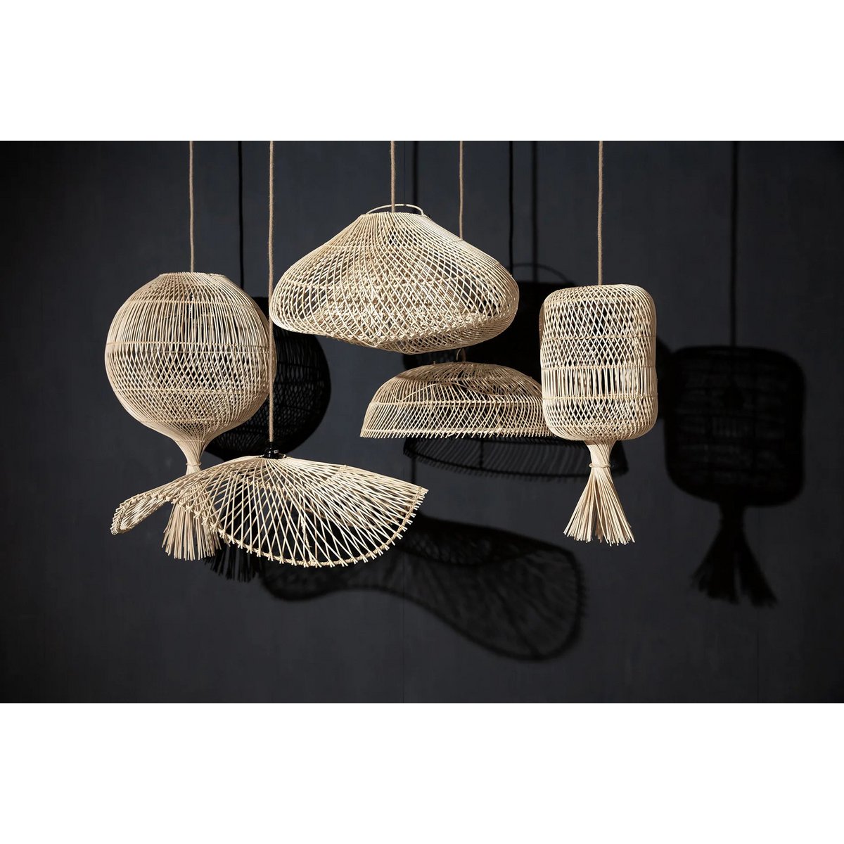 Bazar Bizar - Hanglamp 'Chapeau' (Naturel)