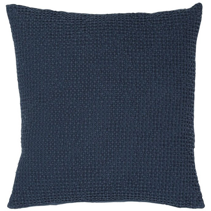 VIVARAISE - Coussin Maia bleu marine 45 x 45