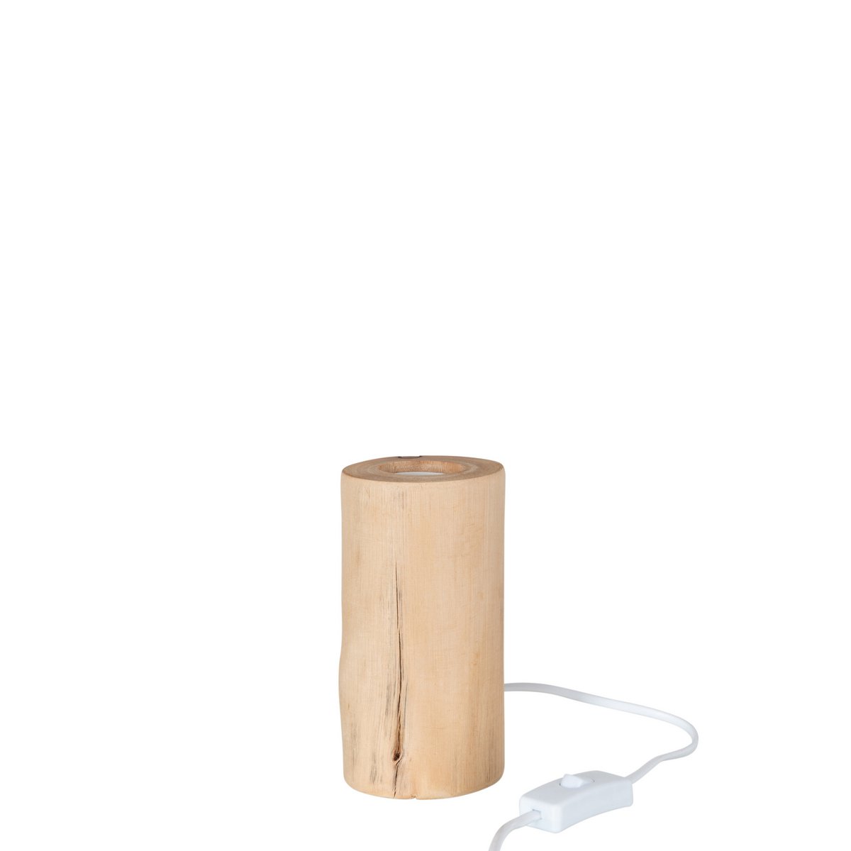 J-Line - Douille de Lampe Silas High - Bois - Naturel