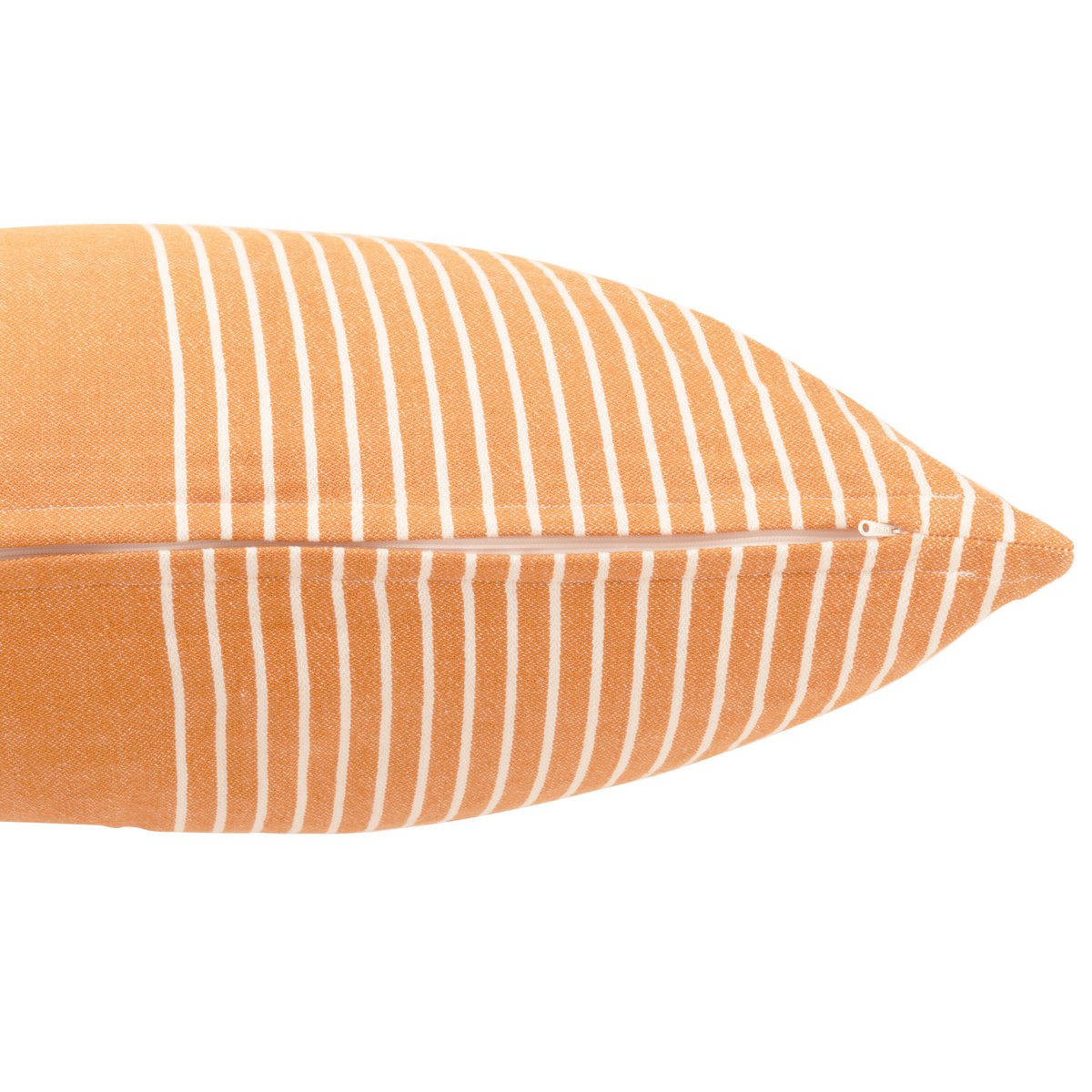 J-Line - Coussin décoratif Mik - Coton - Beige/Orange