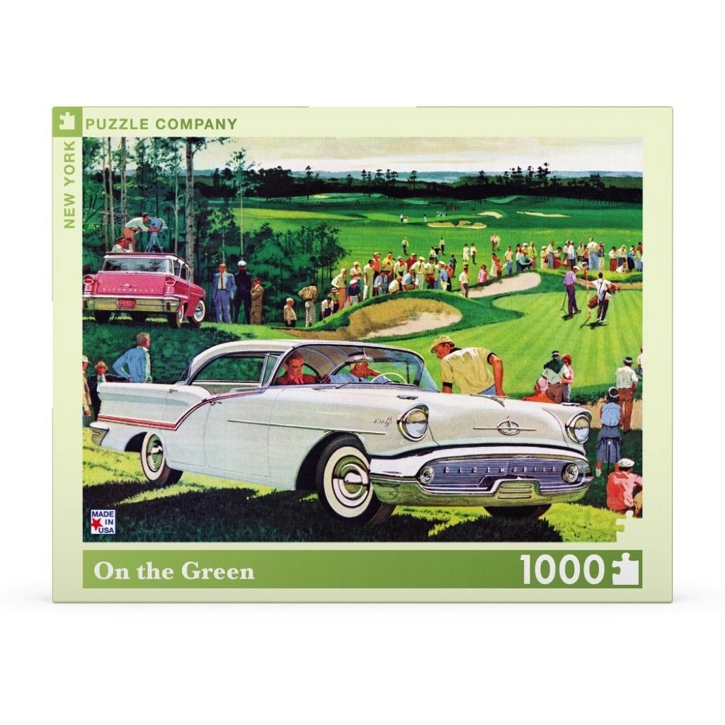 New York Puzzle Company - Puzzle 'Sur le Green' (1000 pièces)