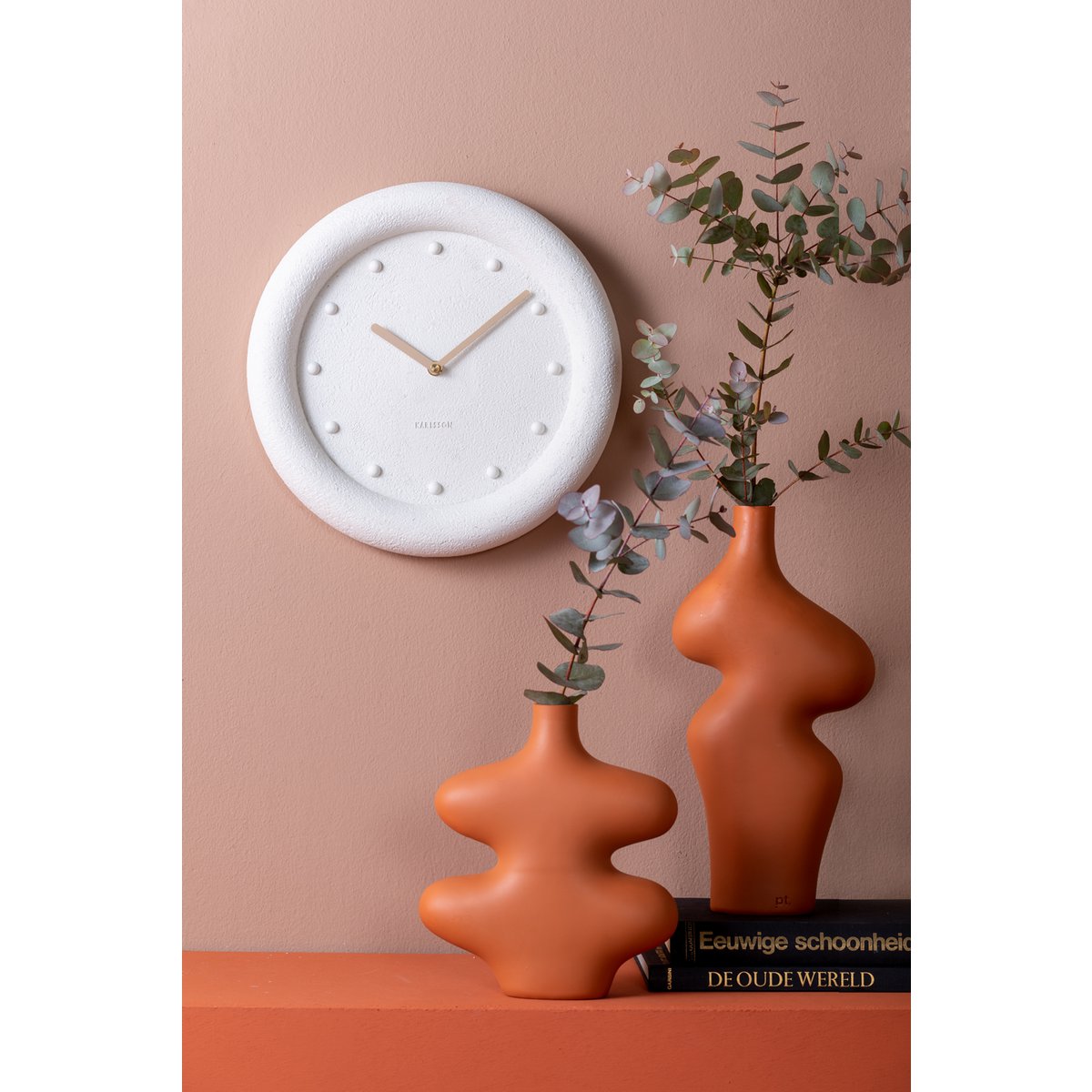 Present Time - Vase Courbes Organiques Petit - PT3911WH