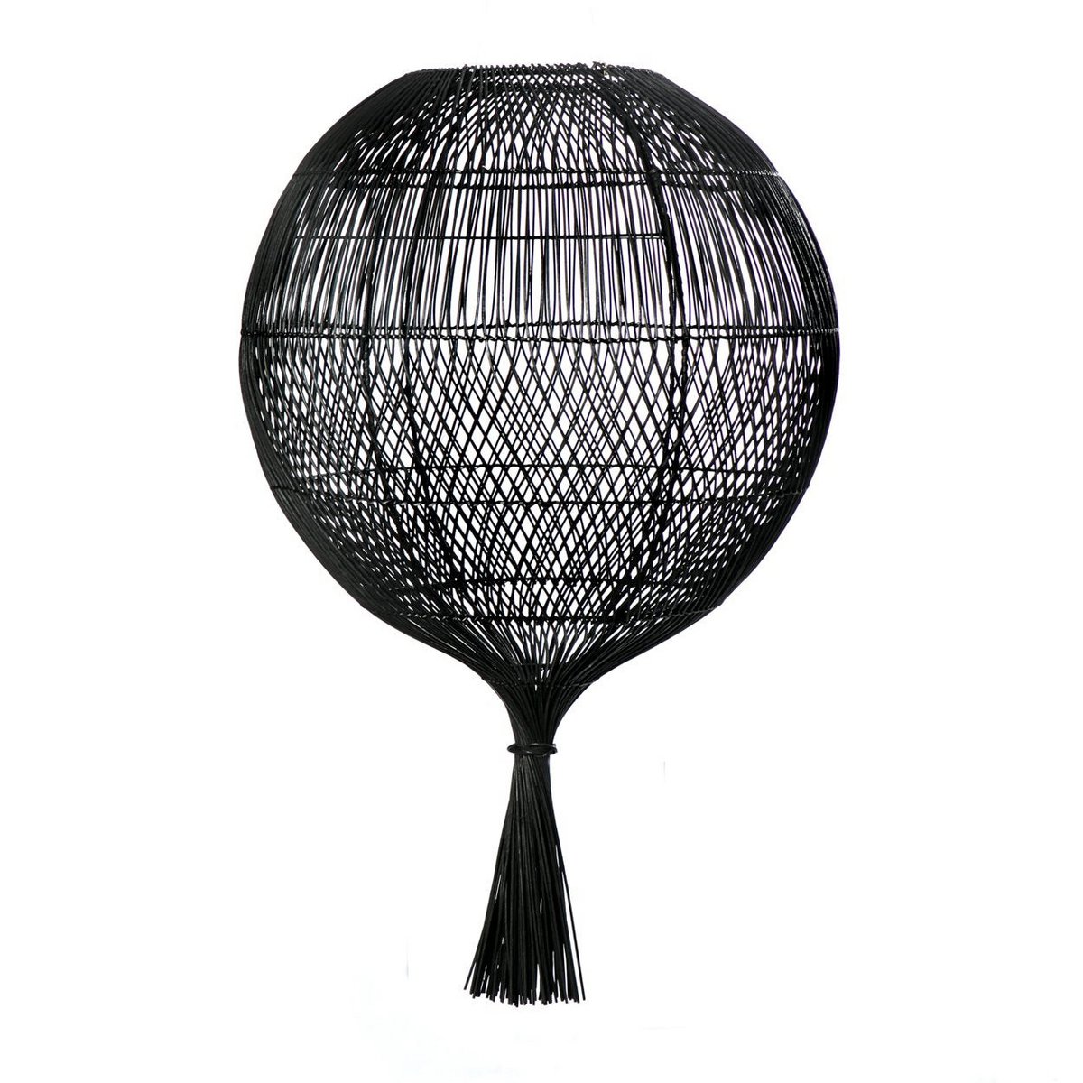 Bazar Bizar - Lampadaire et suspension 'Wonton' (Noir)