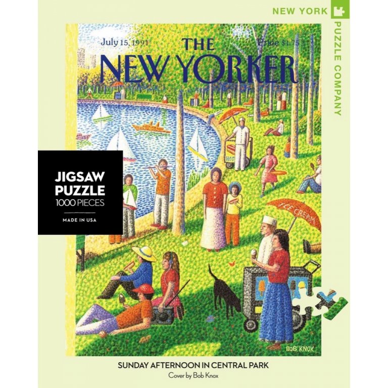 New York Puzzle Company - Puzzle „Sonntagnachmittag im Central Park“ (1000 Teile)