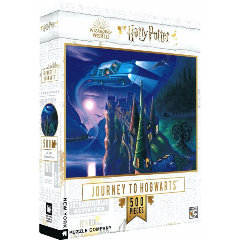 New York Puzzle Company - Puzzle „Reise nach Hogwarts“ (500 Teile)