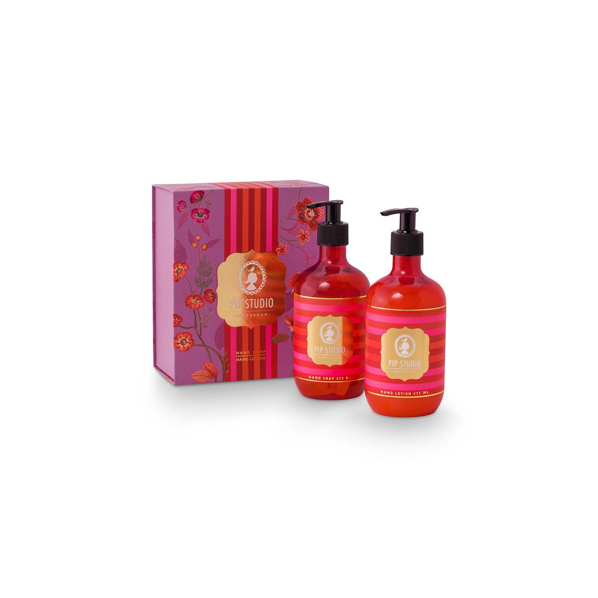 Pip Studio - Geschenkset Handseife &amp; Handlotion Teeblätter 2x475ml