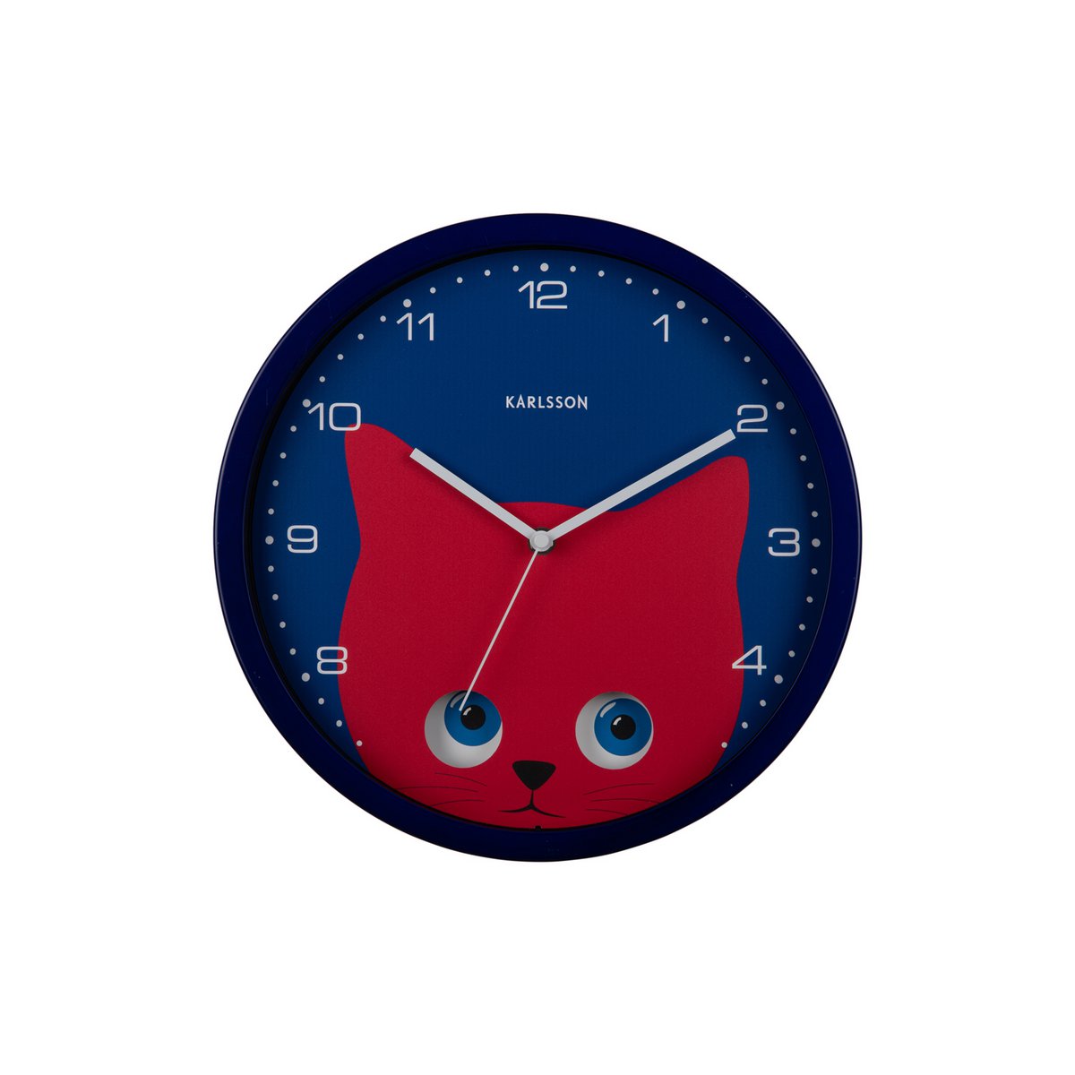 Karlsson – Wanduhr Peekaboo Cat – KA5997DB