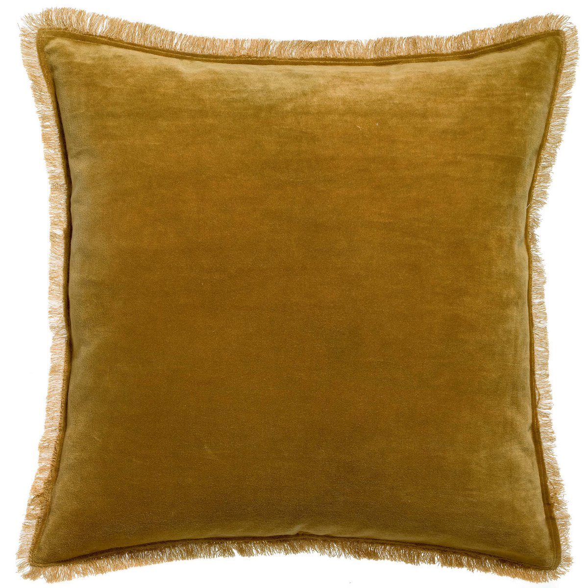 VIVARAISE - Coussin uni Fara Bronze 45 x 45