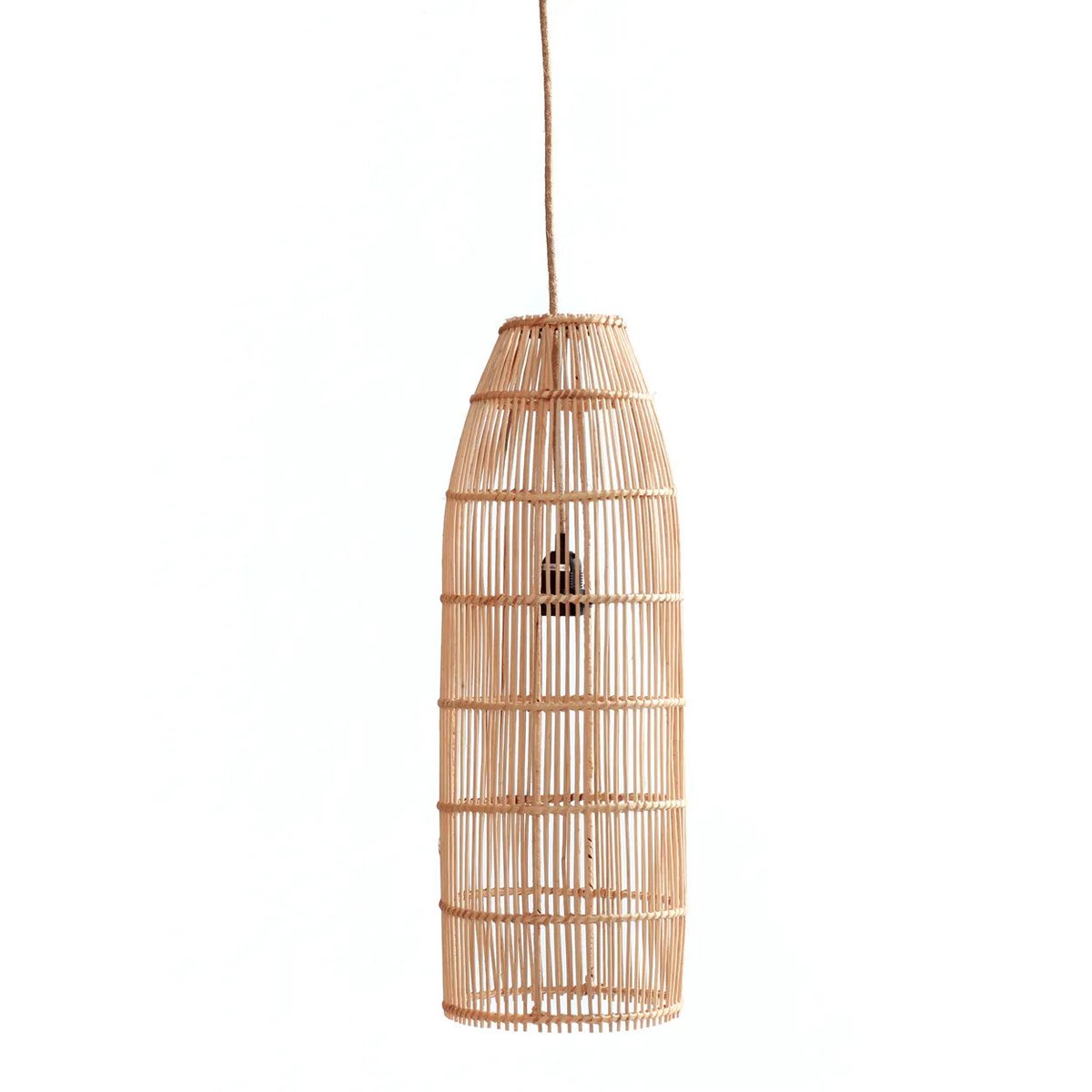 Bazar Bizar - Hanglamp 'Fish' (Naturel, M)