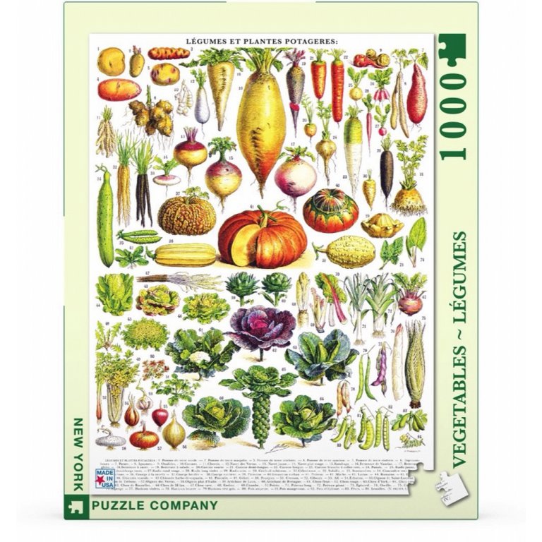 New York Puzzle Company - Puzzle 'Légumes ~ Légumes' (1000 pièces)