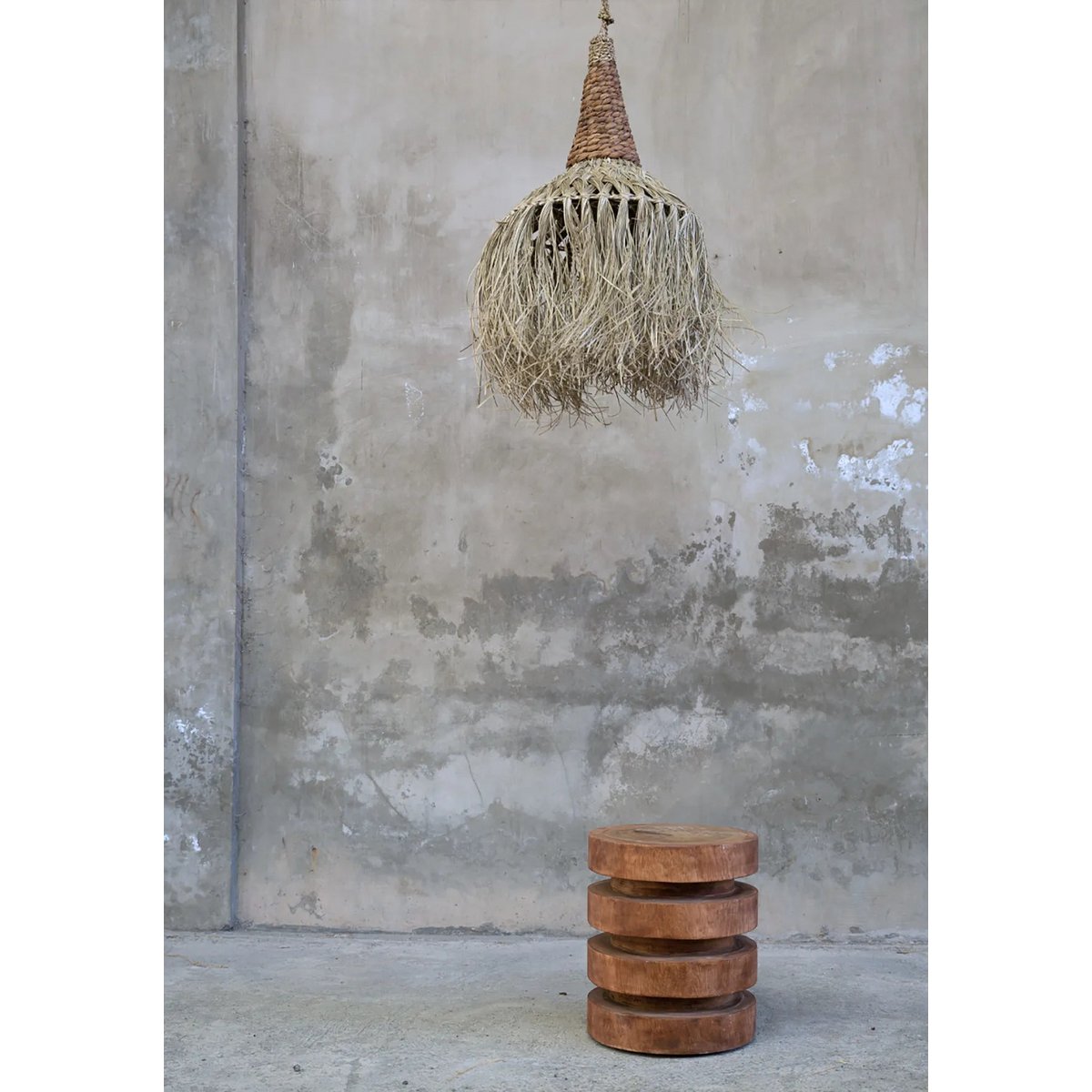 Bazar Bizar - Lampe suspendue 'Playa' (Naturel, M)