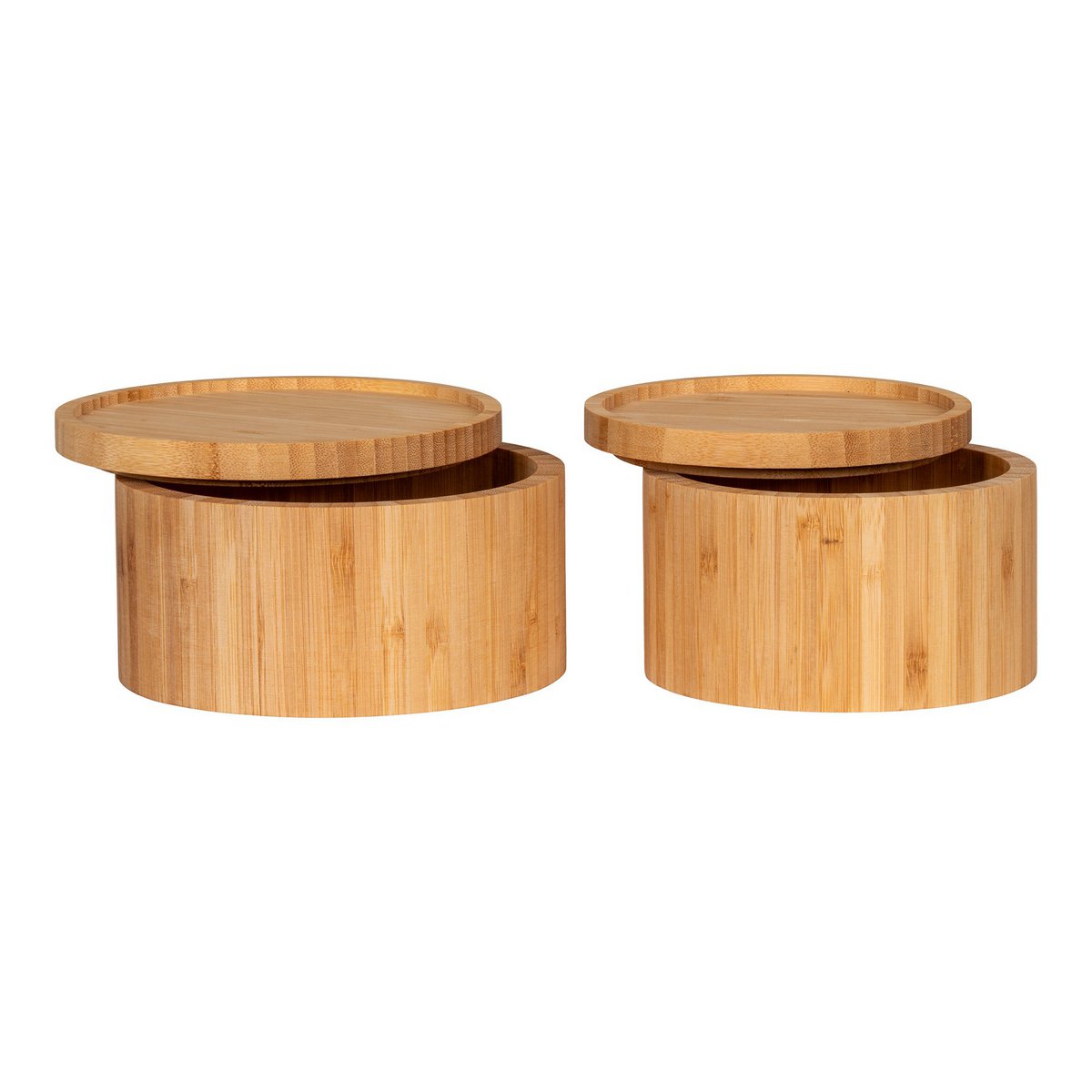 House Nordic - Chefalu Storage Box - Boîte de rangement, bambou, naturel, lot de 2