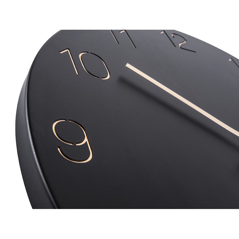 Karlsson - Wandklok charme gegraveerde cijfers