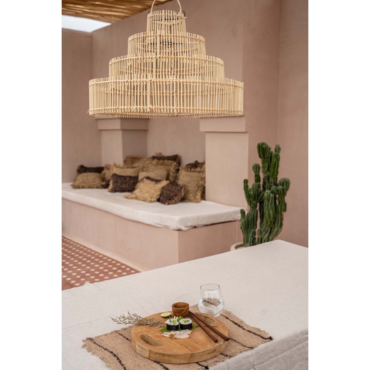 Bazar Bizar - Lampe suspendue 'The Wedding Cake' (Naturel, M)