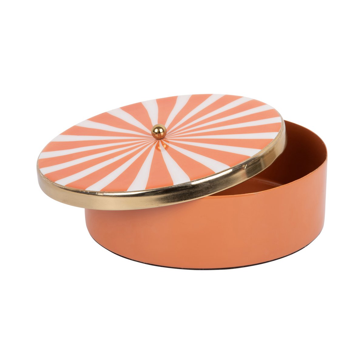 Present Time – Aufbewahrungsbox Candy Swirl Round Large – PT4204OR