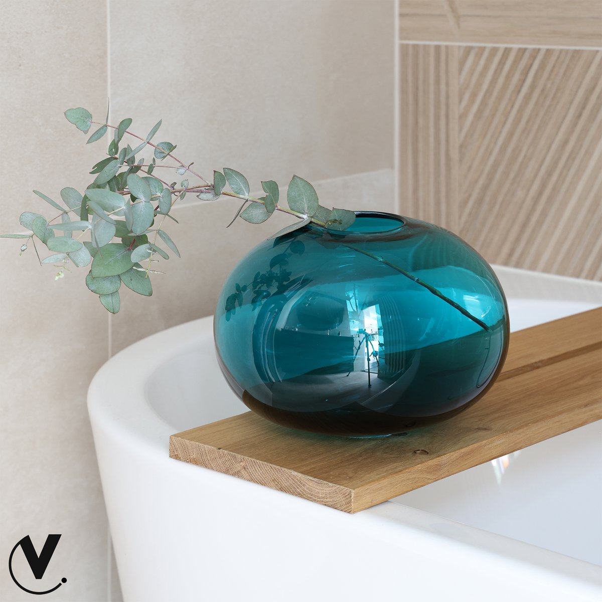 Vase the World - Vaas - Brenno baltic green, laatste items!