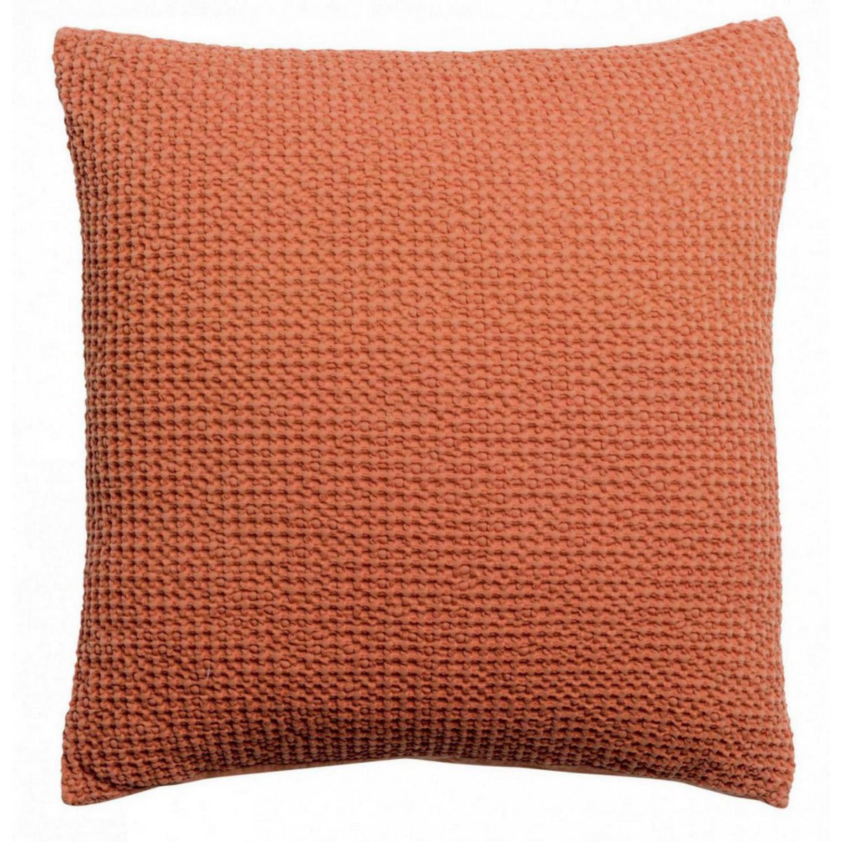 VIVARAISE - Coussin stonewashed Maia Citrouille 45 x 45