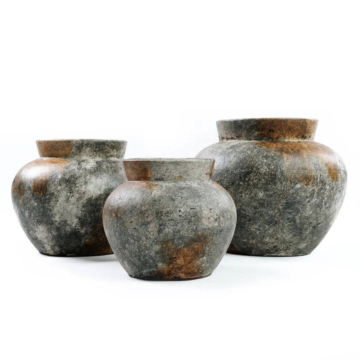 Bazar Bizar - Vase 'Funky' (Gris Antique, L)