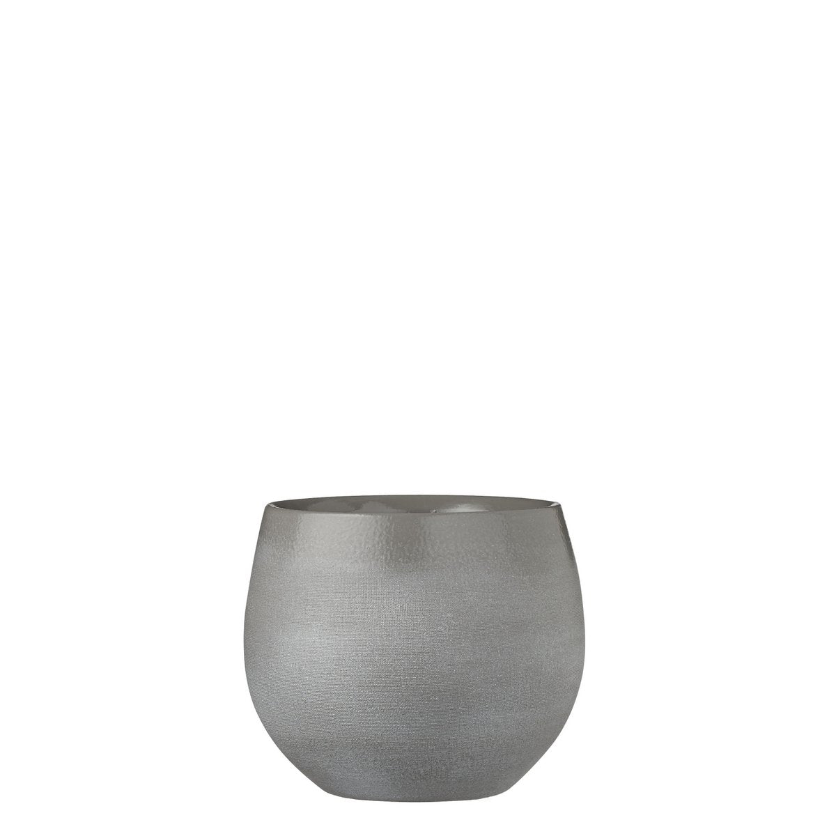 Mica Décorations - Pot de Fleur Douro - H18 x Ø20 cm - Terre Cuite - Gris Clair