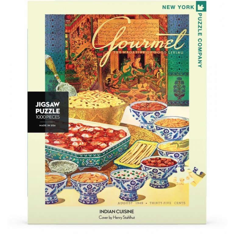 New York Puzzle Company - Puzzel 'Indian Cuisine' (1000 stukjes)