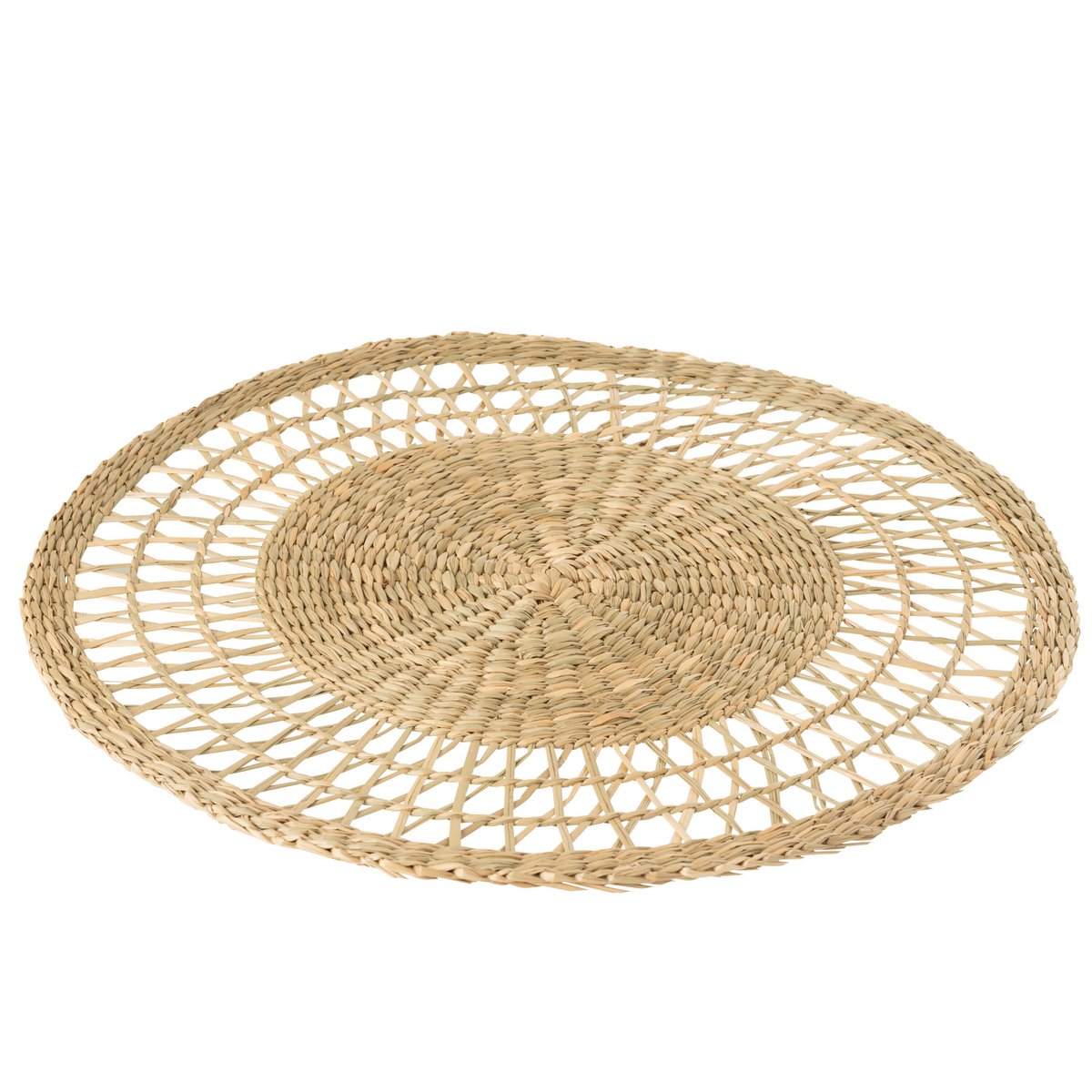 J-Line - Rond Zeegras Placemat - Jute - Naturel