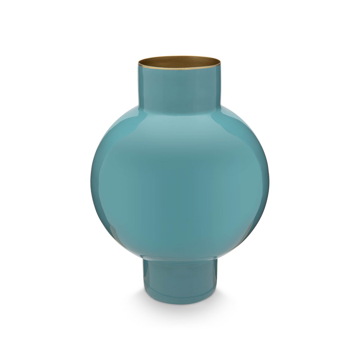 Pip Studio - Vase Metal Small Sea Green 18x24cm