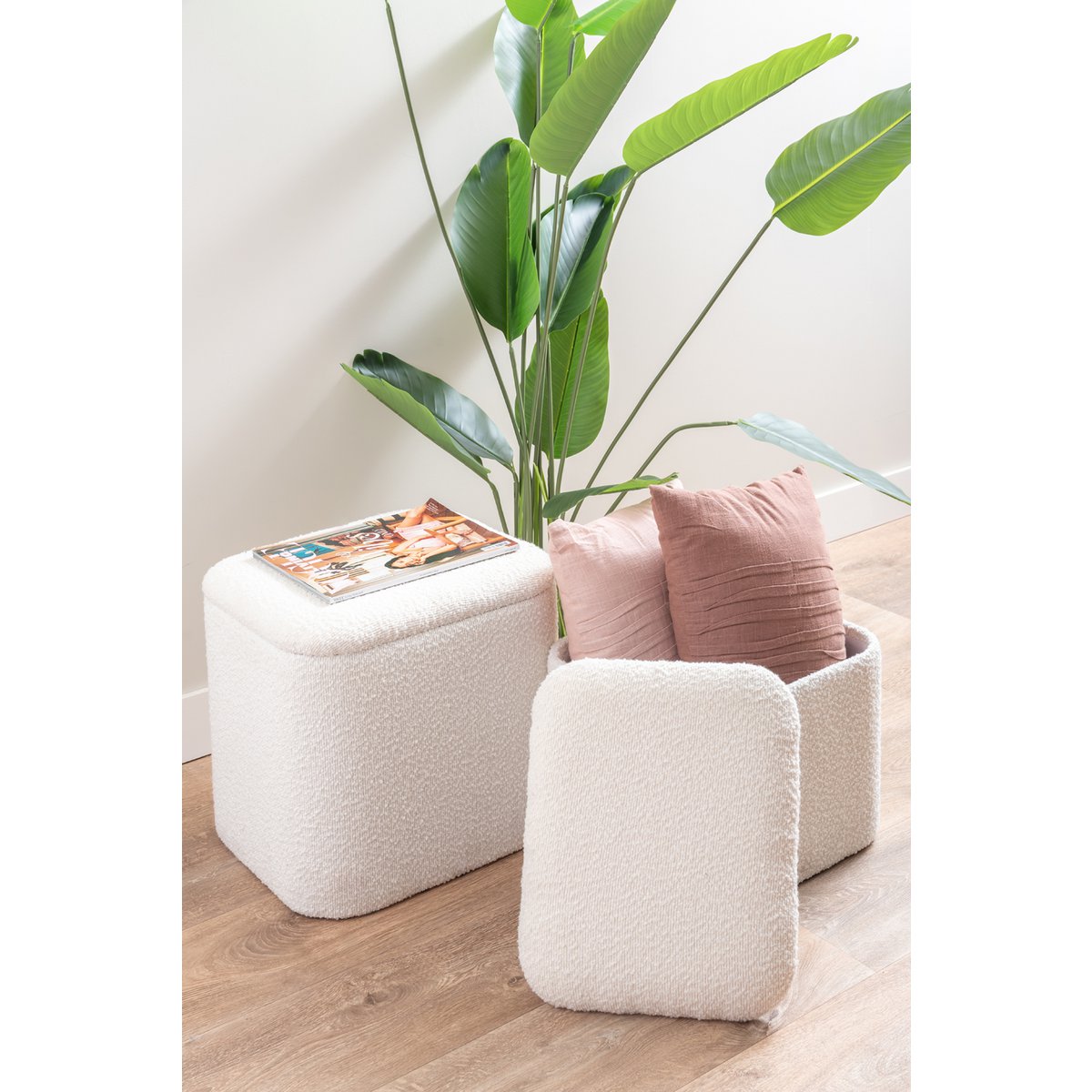 Leitmotiv - Pouf-Set Ada Storage - LM2172YE