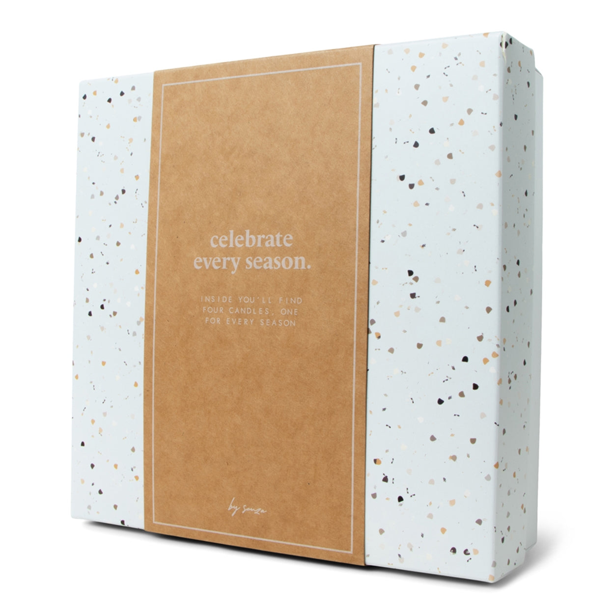 JENS Living - Geurkaarsen giftbox 'Advent' (Taupe, Set van 4)