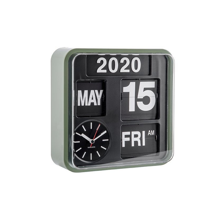 Karlsson - Horloge Murale Mini Flip - KA5364GR