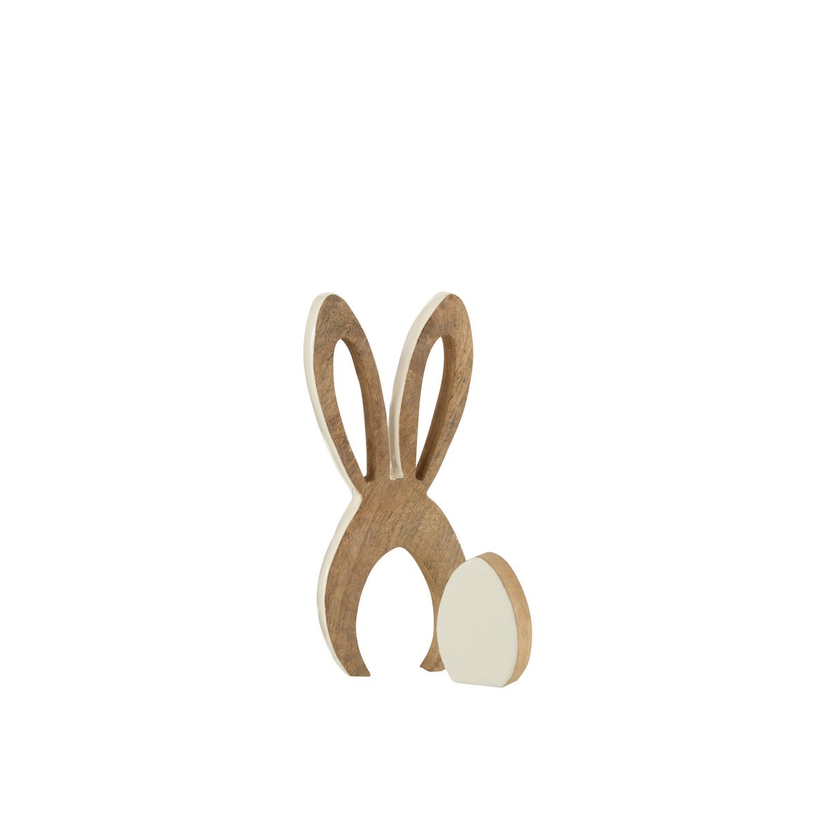 J-Line – Rabbit Ears Mango Wood White/Wet Medium