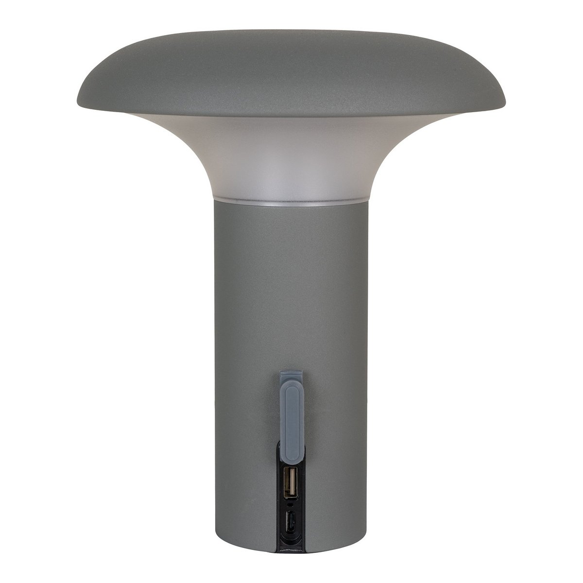 House Nordic - Ramsey LED Lamp - Lamp, oplaadbaar, grijs