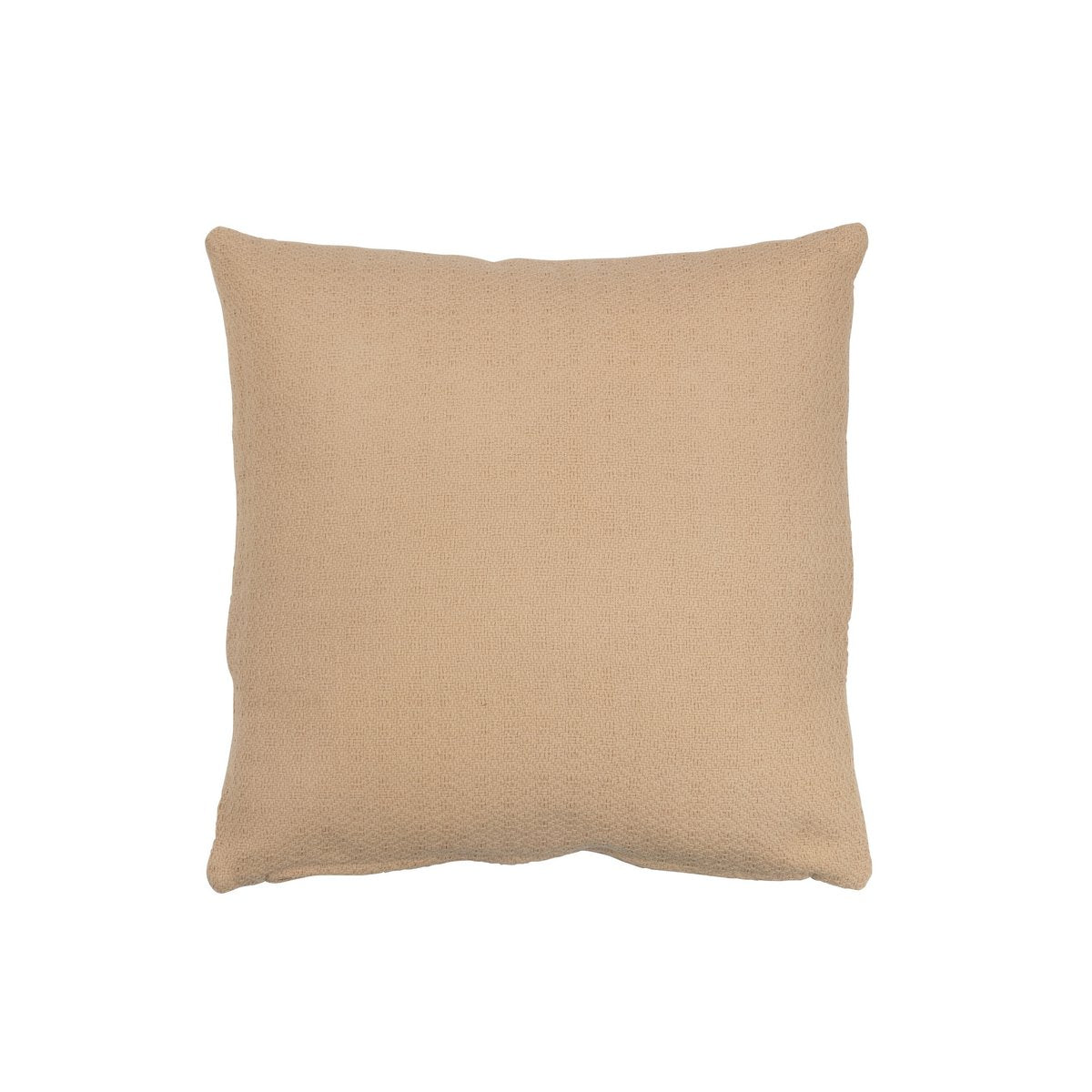 J-Line - Coussin Soleil Carré - Polyester - Beige