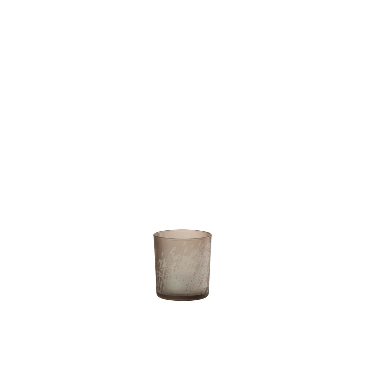 J-Line - Teelichthalter Gras - Glas - Beige - Klein