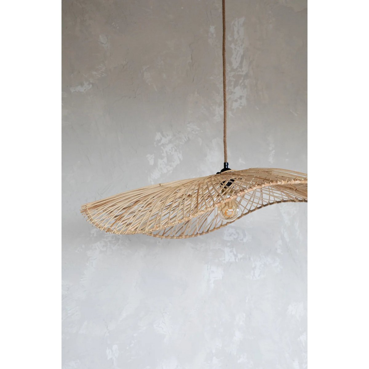 Bazar Bizar - Hanglamp 'Chapeau' (Naturel)