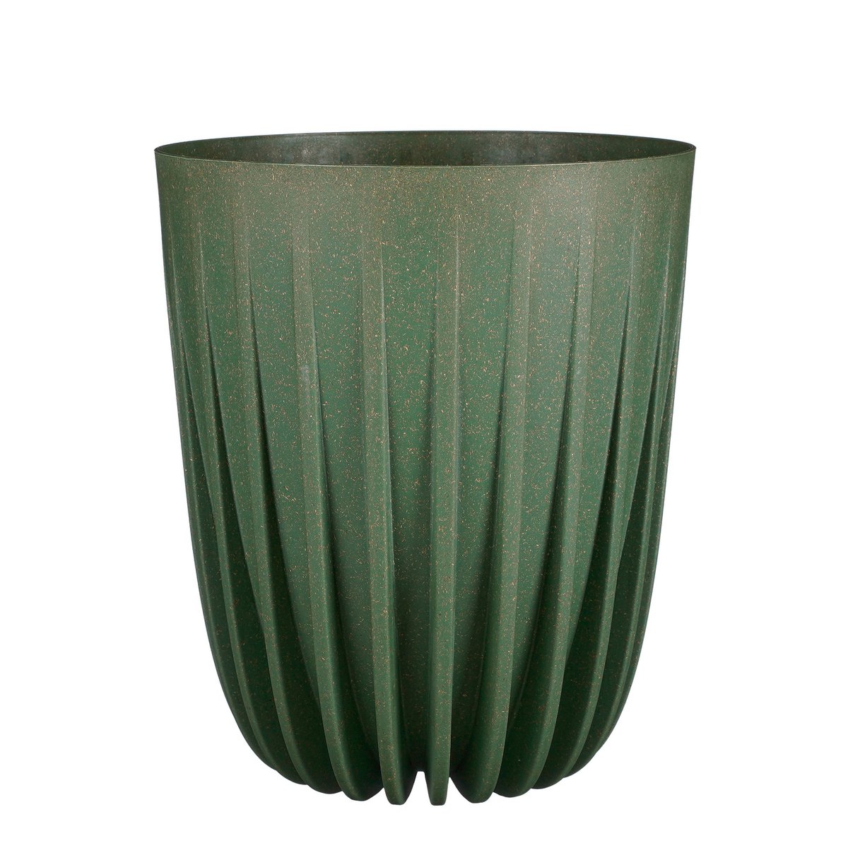 Mica Décorations - Pot de Fleur Lungo - H36 x Ø30 cm - Polypropylène - FSC Mix - Vert