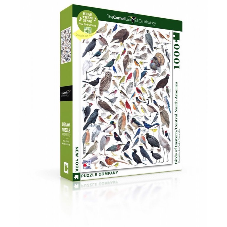 New York Puzzle Company - Puzzel 'Birds of Eastern/Centr. North American' (1000 stukjes)