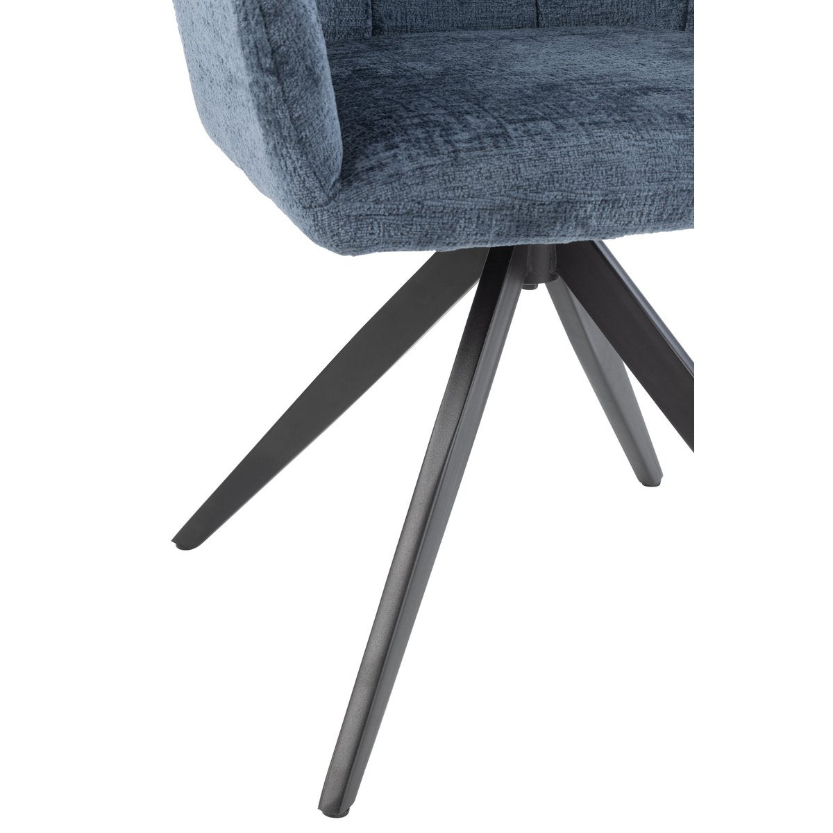 J-Line - Chaise Louna Fer/Acrylique Bleu