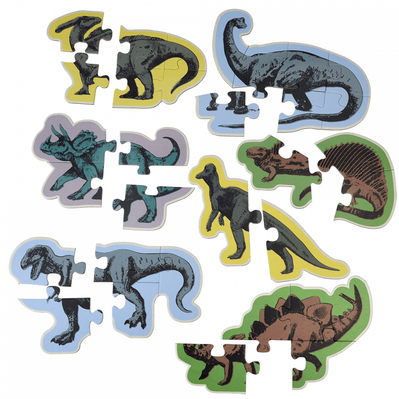 Rex London - Legpuzzel 'Dinosaurus' (Set van 7)