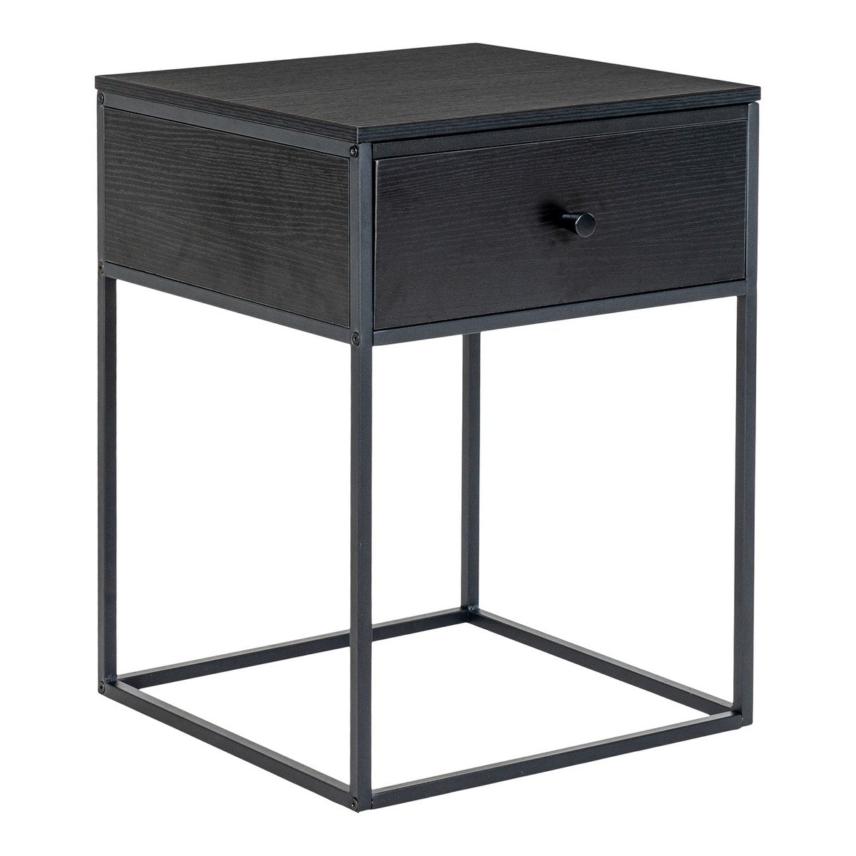 House Nordic - Table de chevet Vita avec 1 tiroir - Noir