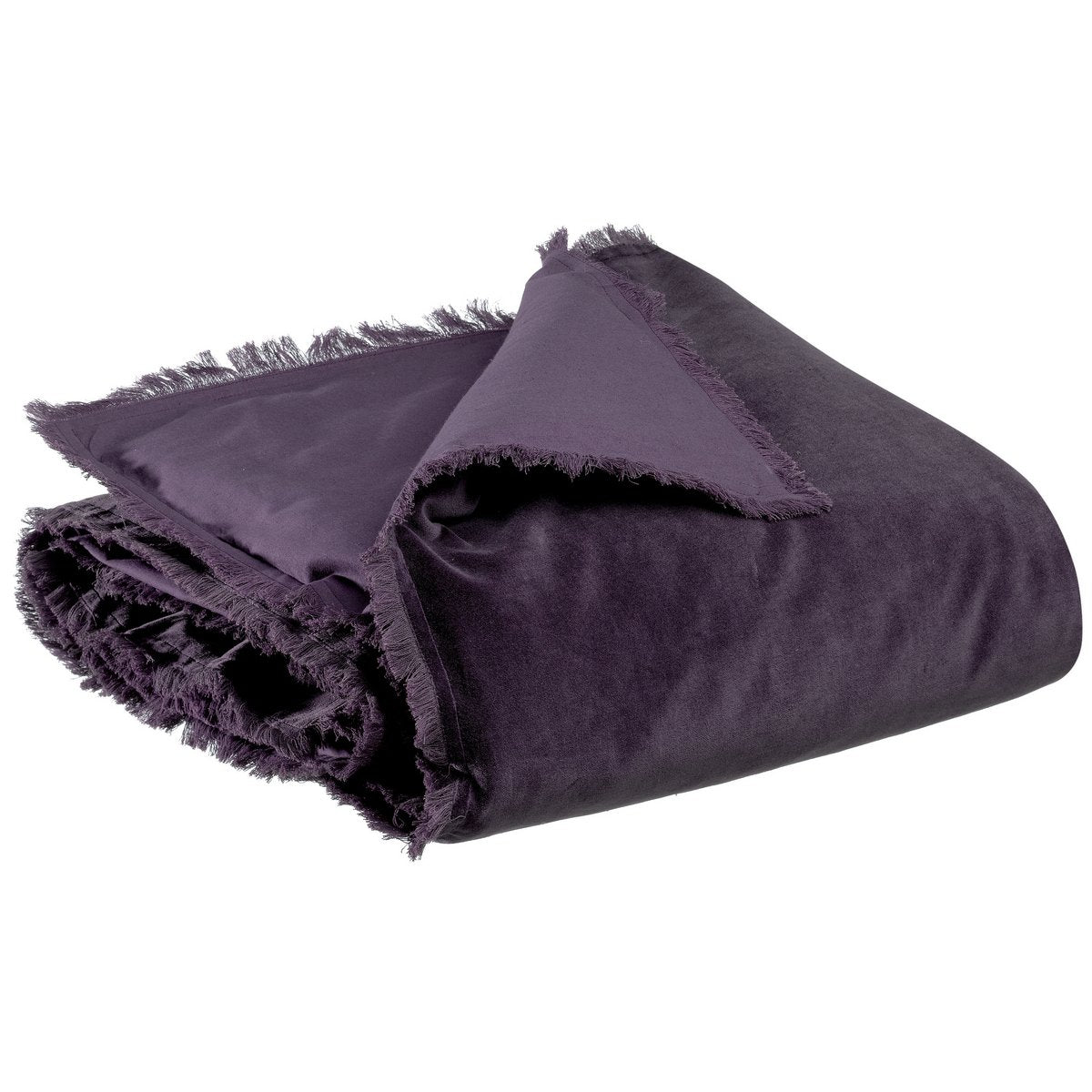 VIVARAISE - Couette unie Fara Raisin 85 x 200