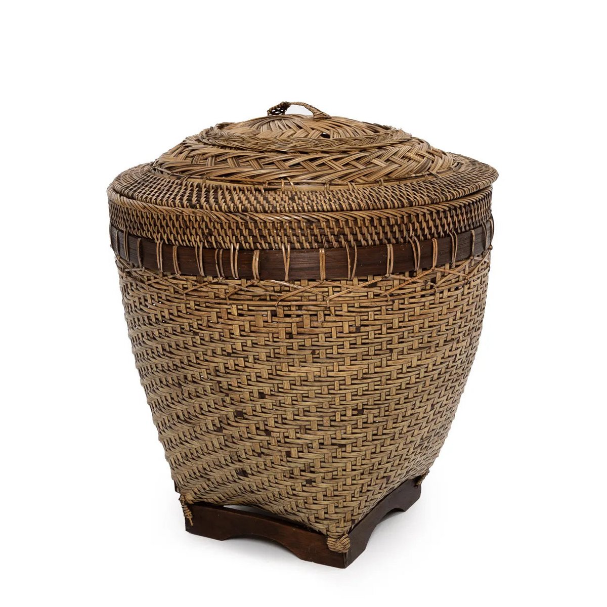 Bazar Bizar - Panier 'Colonial' (Marron Naturel, M)