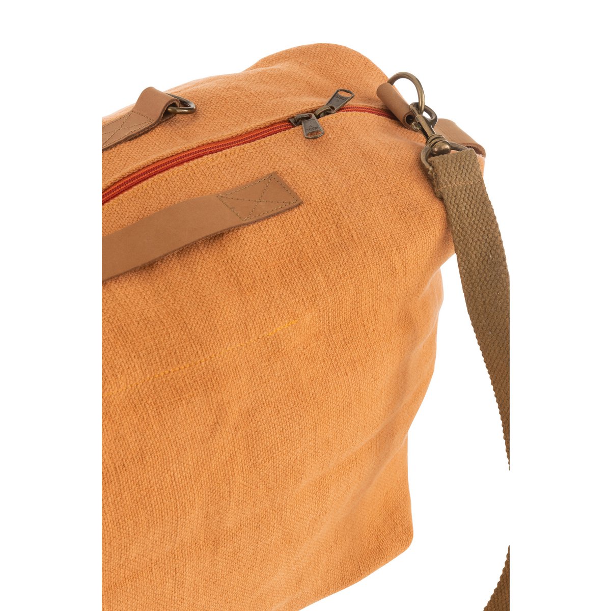 J-Line – Reisetasche aus gewaschenem Jute-Orange