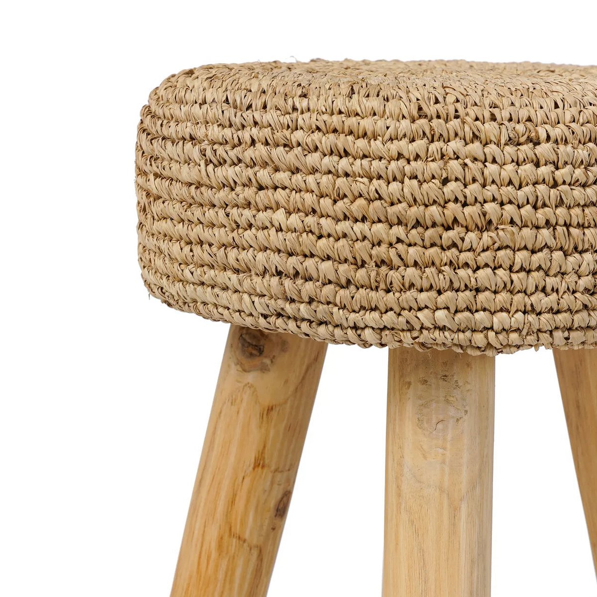 Bazar Bizar - Tabouret 'Raffia' (Naturel)