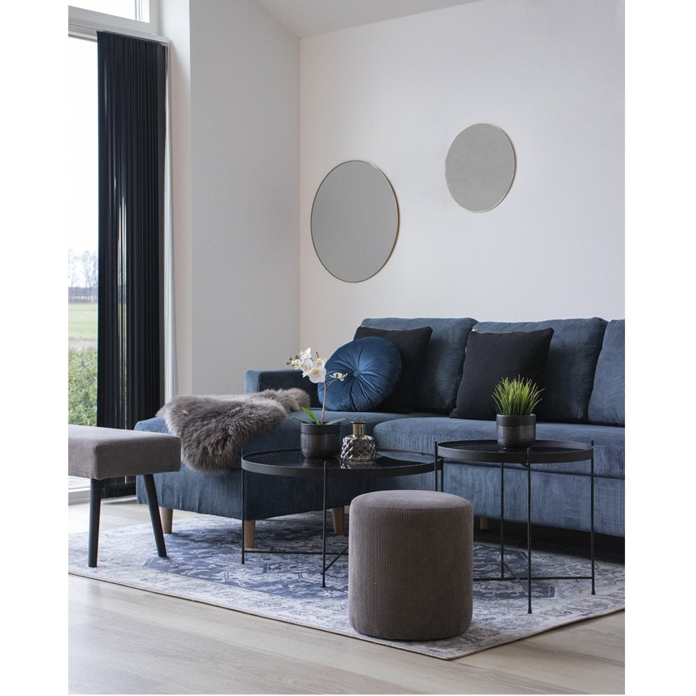 House Nordic - Miroir Jersey rond