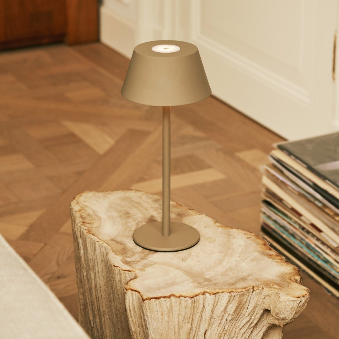 Tavellio-Amsterdam - Milou Koala Brown - Draadloze tafellamp