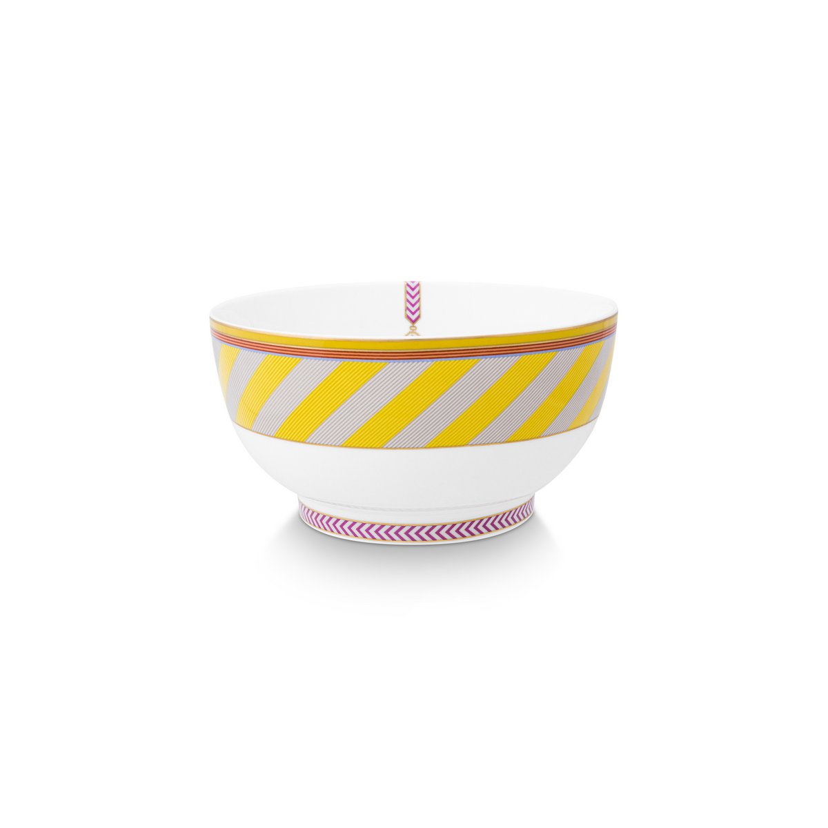 Pip Studio - Bowl Pip Chique Stripes Yellow 20.5cm