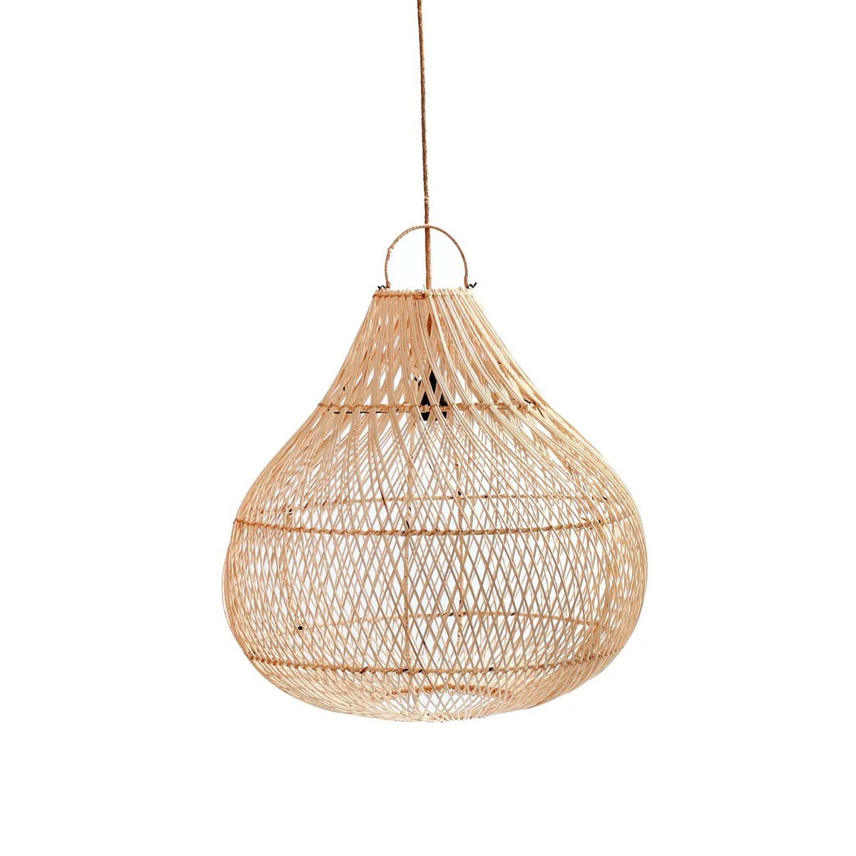 Bazar Bizar - Lampe suspendue 'Bottle' (Naturel, M)